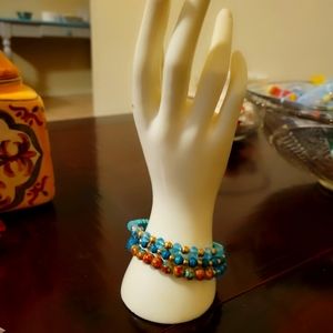 Turquoise and bronze